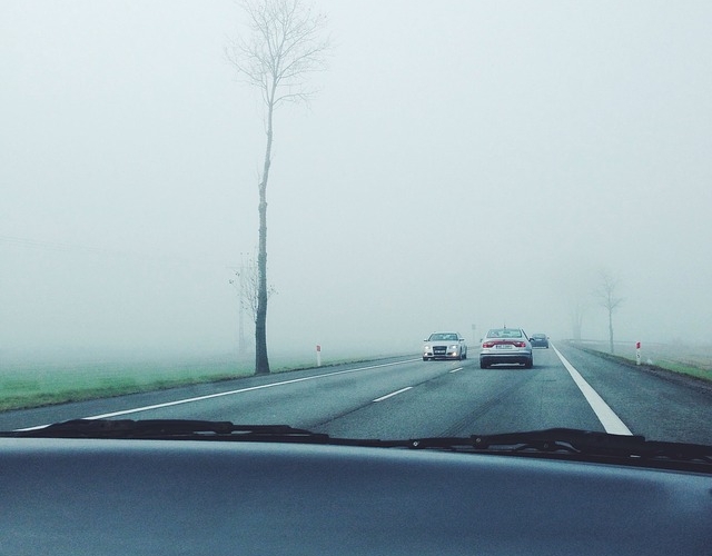 driving through the fog